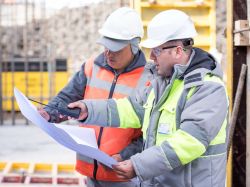 Illustration ouvriers chantier